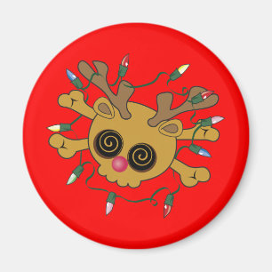 Reindeer Skull Magnet