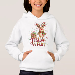 Reindeer Sleigh Ride Christmas T-Shirt – Festive