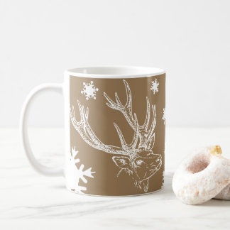 Reindeer & Snowflakes Toffee Mug