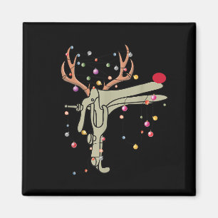 Reindeer Speculum Nurse Funny Christmas Obgyn Nurs Magnet