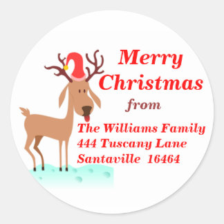 Reindeer Sticker - Large