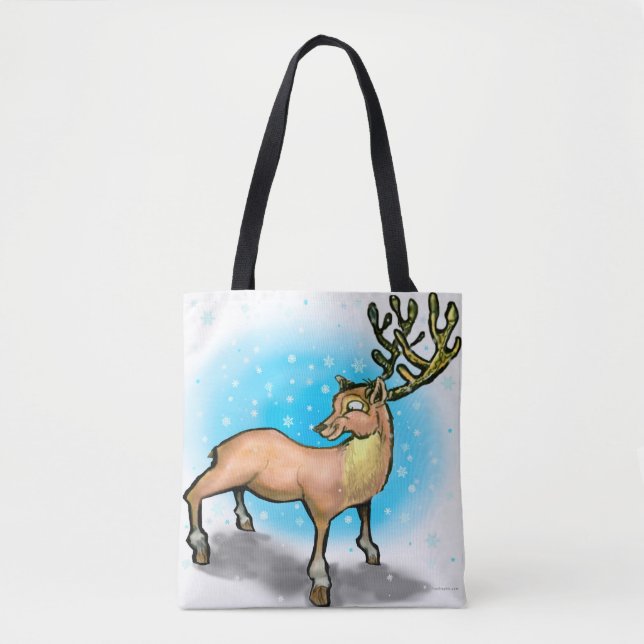 Reindeer Tote Bag (Front)