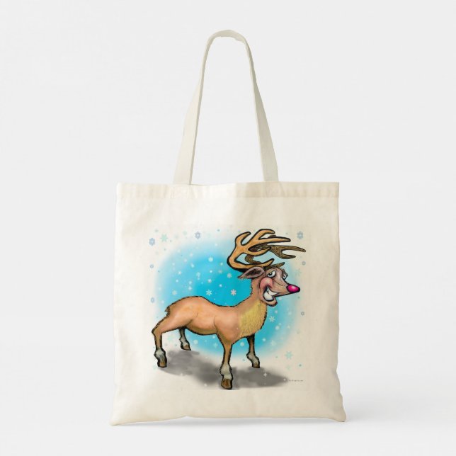 Reindeer Tote Bag (Back)