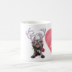 Reindeer Valentine's Day Magic Mug