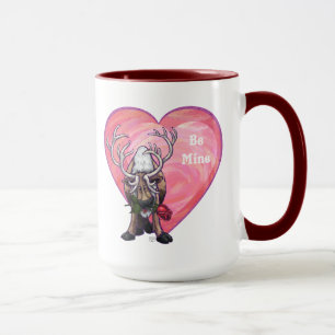 Reindeer Valentine's Day Mug