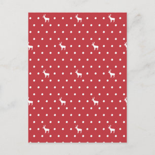 Reindeer with dots Postcard