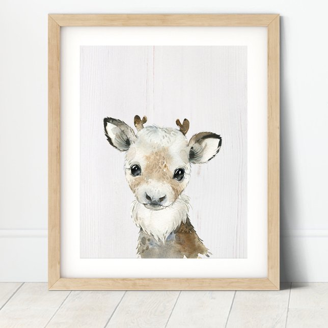 Reindeer Woodland Nursery Art Print (Creator Uploaded)