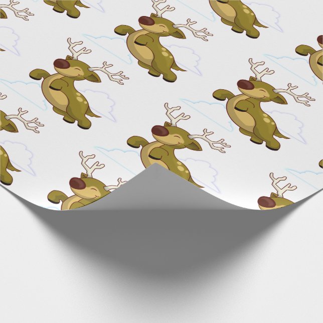 Reindeer Wrapping Paper (Corner)