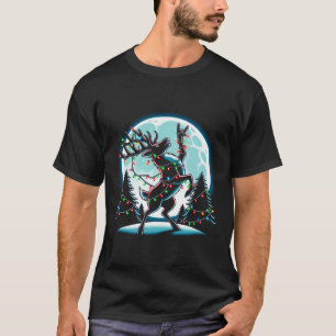 Reindeer Xmas Christmas Animal Holiday Deer T-Shirt