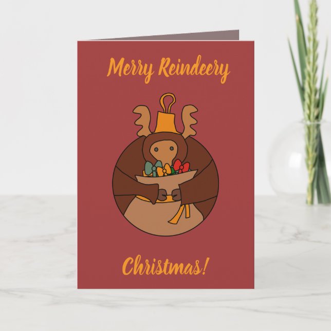 Reindeery Christmas Card (Front)