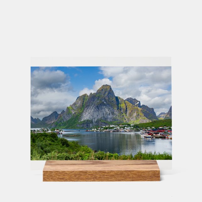 Reine auf den Lofoten Acrylic Sign (Front)