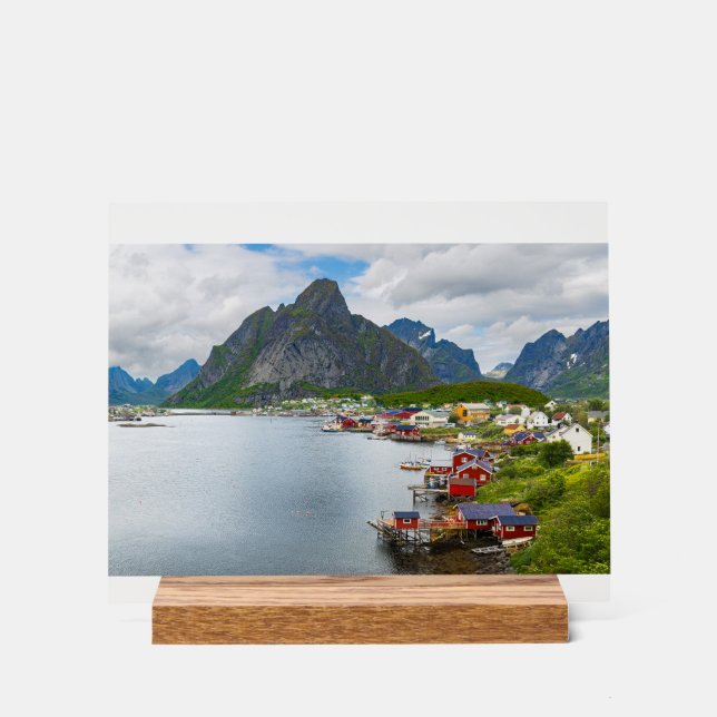 Reine auf den Lofoten Acrylic Sign (Front)