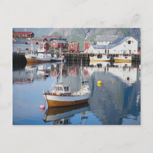 Reine fishing village, Lofoten, Norway Postcard