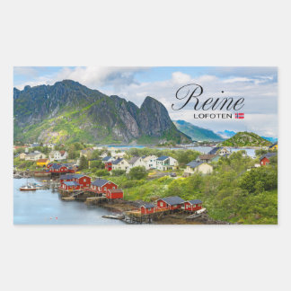 Reine in the Lofoten Rectangular Sticker