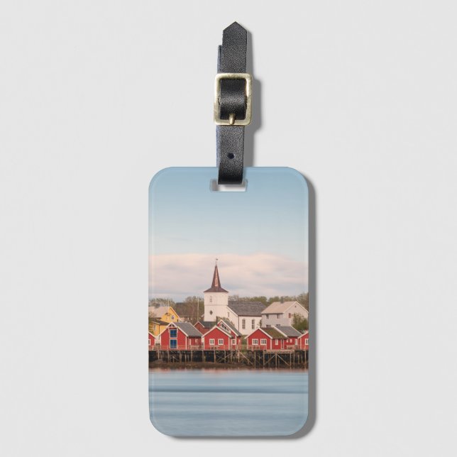 Reine Lofoten Norway Luggage Tag (Front Vertical)