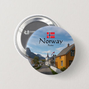 Reine Lofoten Souvenir 6 Cm Round Badge