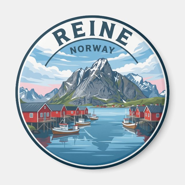 Reine Norway Magnet (Front)