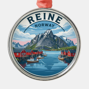 Reine Norway Metal Ornament