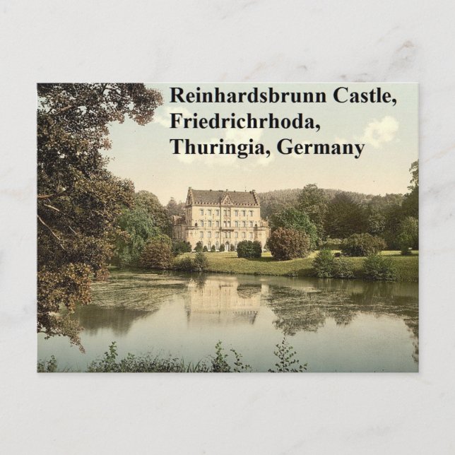 Reinhardsbrunn Castle, Friedrichrhoda, Thuringia Postcard (Front)