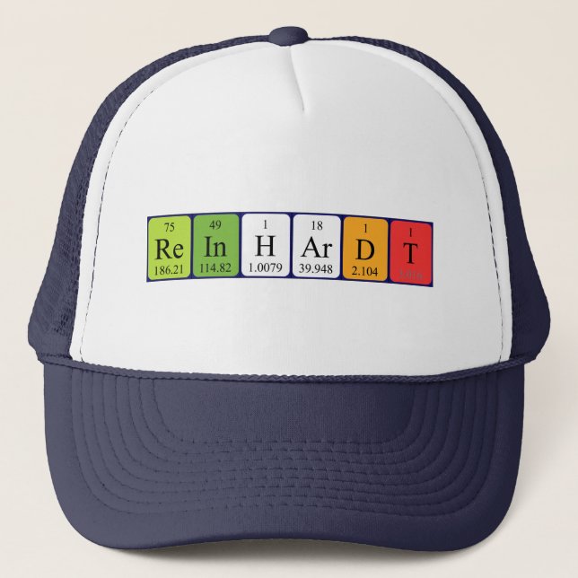 Reinhardt periodic table name hat (Front)