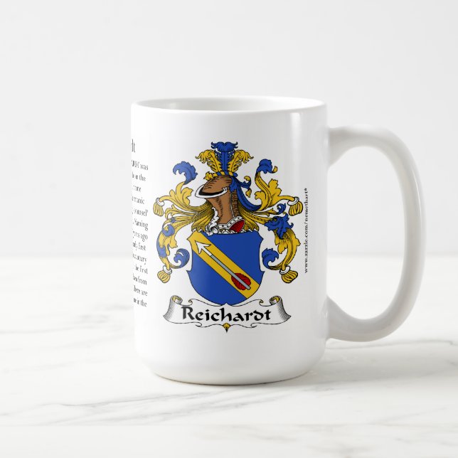 Reinhardt, the Origin, the Meaning and the Crest Coffee Mug (Right)