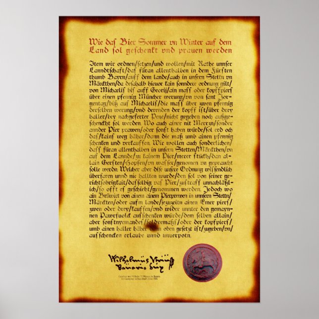 Reinheitsgebot Print (Front)