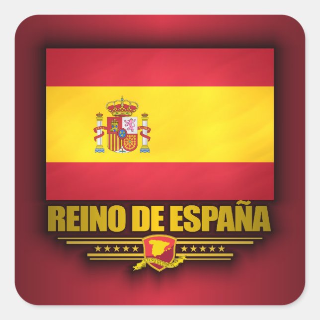 Reino de Espana Square Sticker (Front)