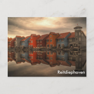 Reitdiephaven, Groningen, Netherlands Postcard