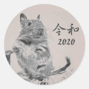 Reiwa Memorial 2020 ▷ DEGU ▷ Classic Round Sticker