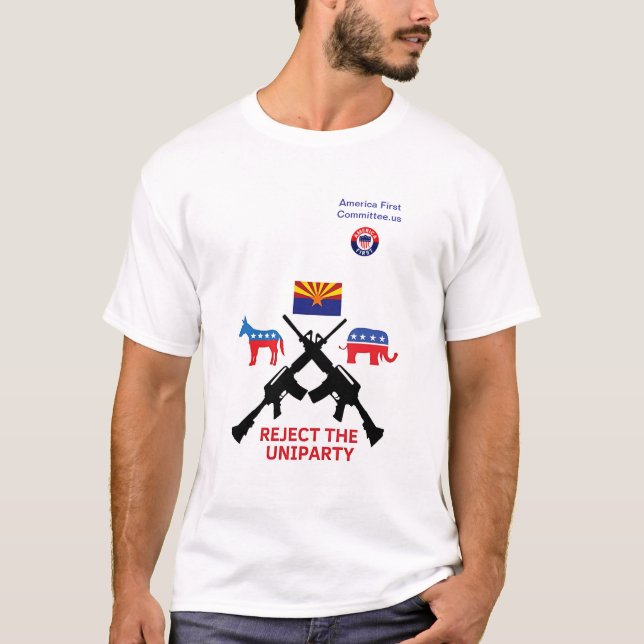 Reject the Uniparty T-Shirt (Front)