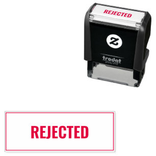 Rejected Business Text Template Self-inking Stamp