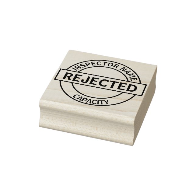 REJECTED Custom Rubber Stamp (Stamp)