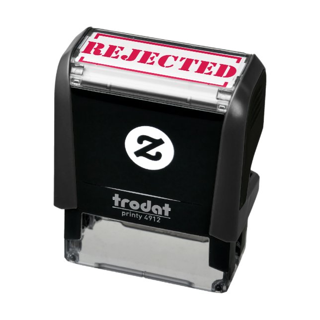 Rejected Red Ink Personalised Self-inking Stamp (Product)