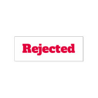 Rejected Simple Business Stamp Self Inking