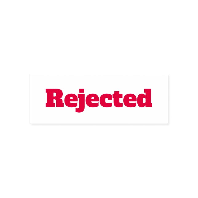 Rejected Simple Business Stamp Self Inking (Design)