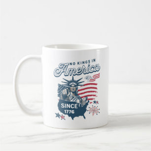 Rejecting Kings Anti Authoritarian No Kings In USA Coffee Mug