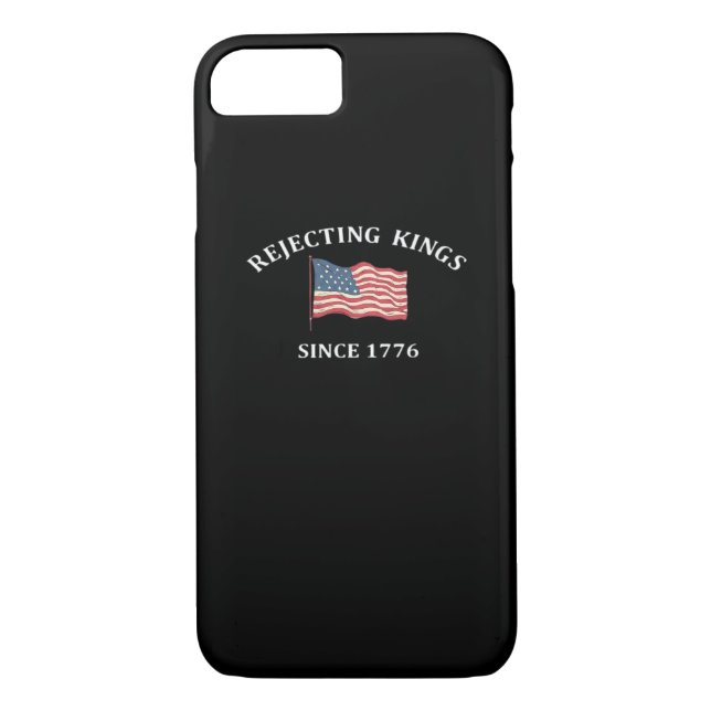 Rejecting Kings Since 1776 Classic Style Case-Mate iPhone Case (Back)