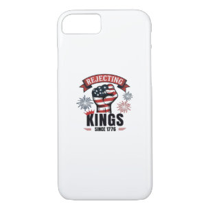 Rejecting Kings Since 1776 Patriotic Aesthetic iPhone 8/7 Case