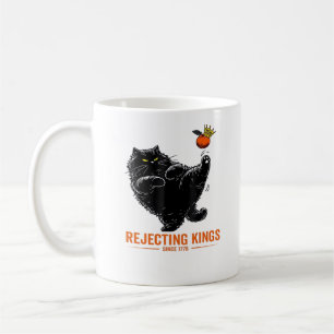 Rejecting Kings Since 1776 Patriotic USA Flag Coffee Mug