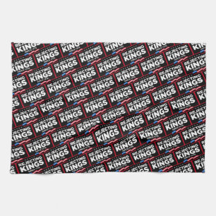 Rejecting Kings Since 1776 Patriotic USA Flag Tea Towel
