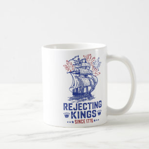 Rejecting Since 1776 American Flag Usa 4th Of July Coffee Mug