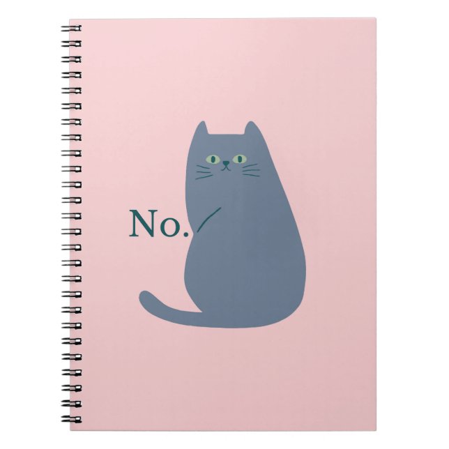 Rejection Cat Notebook (Front)