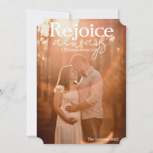 Rejoice Always Holiday Card