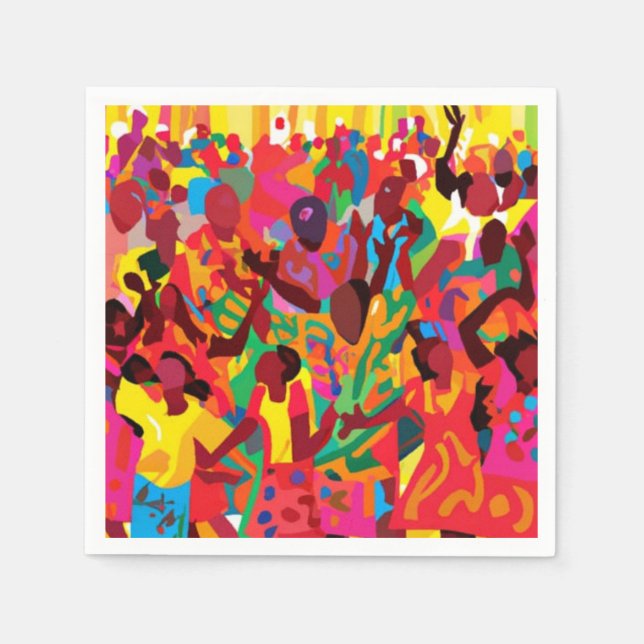 Rejoice And Feel The Holy Spirit Napkin (Front)