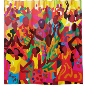 Rejoice And Feel The Holy Spirit Shower Curtain