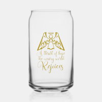 Rejoice Angel Elegant Gold Religious Christmas