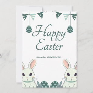 "Rejoice & Celebrate: Easter Wishes for You" Holiday Card