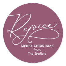 Rejoice Christmas - Choose Background Colour