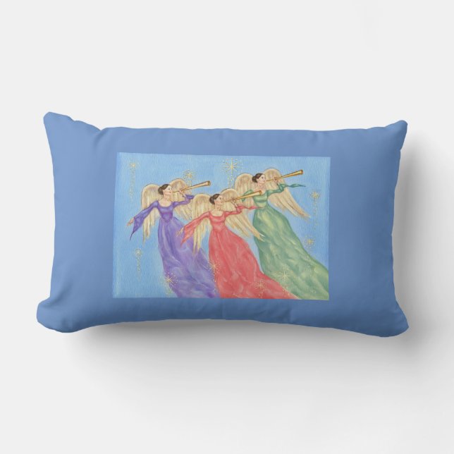 Rejoice Cotton Throw Pillow (Front)