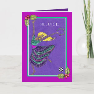 Rejoice Dancer Christmas card